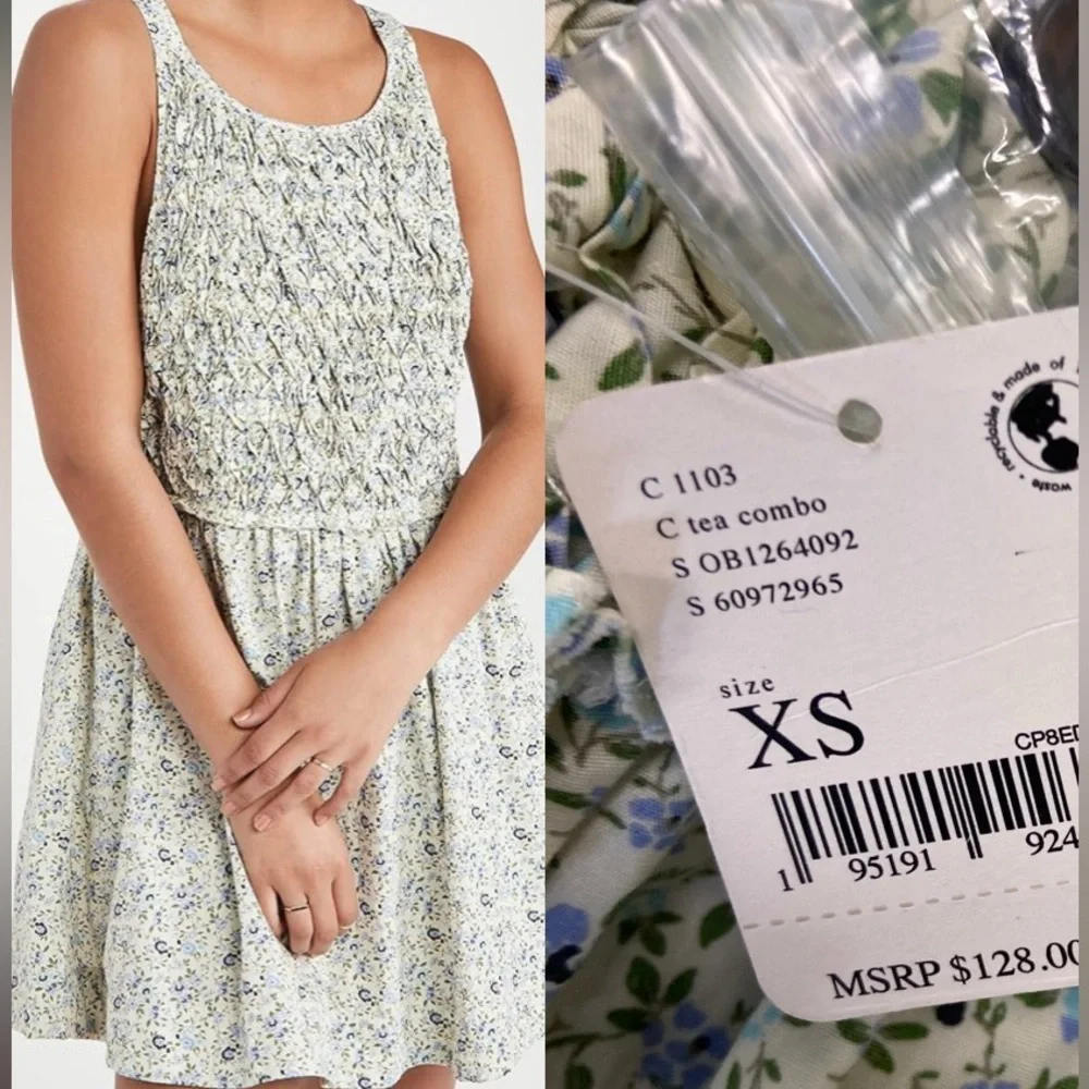 Free people Floral Cross-Back Dress - Picture 6 of 6